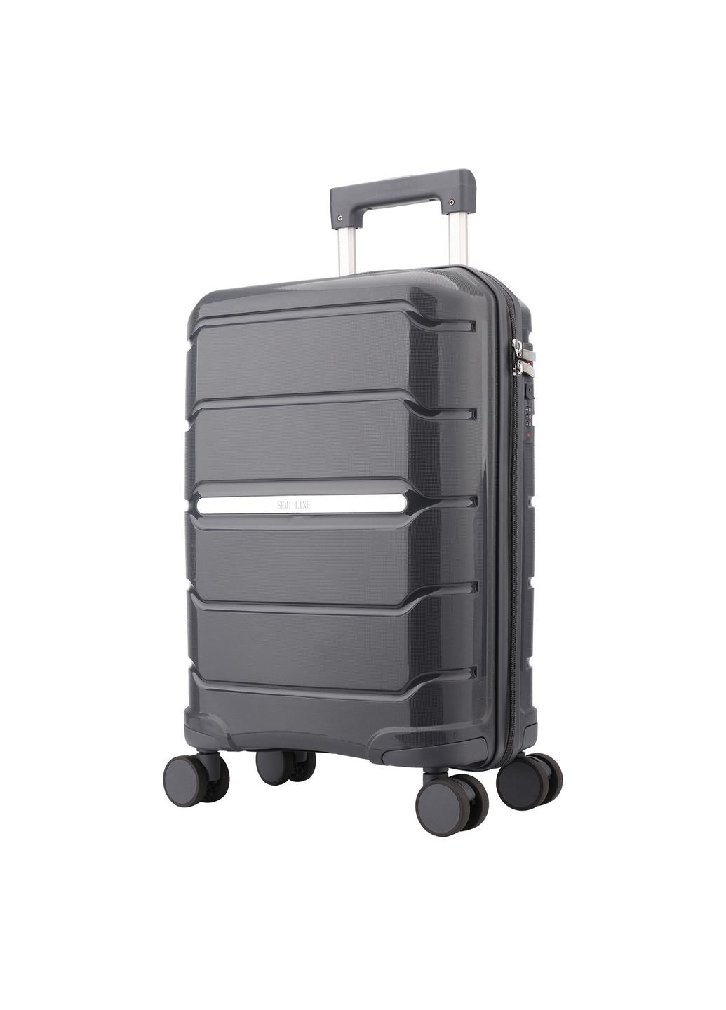 Чемодан малый для ручной клади 20" (S) Polypropylene Graphite (T5835-1) Semi Line (322463254)