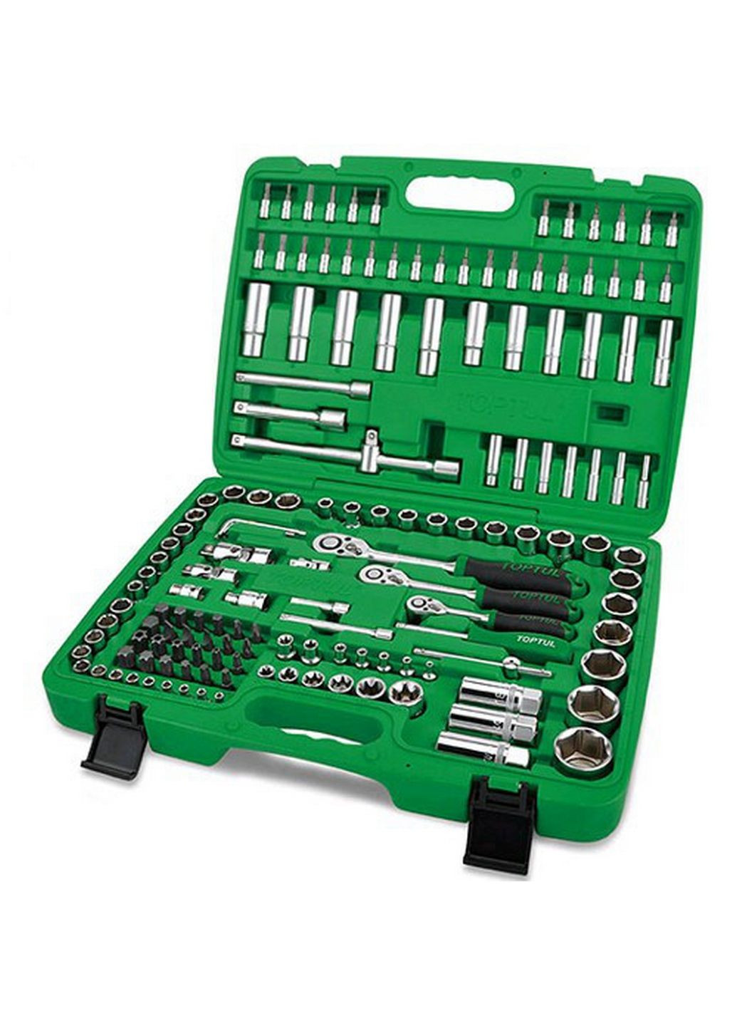 Професійний набір інструменту 1/4", 3/8", 1/2" 151од. TOPTUL (288183619)
