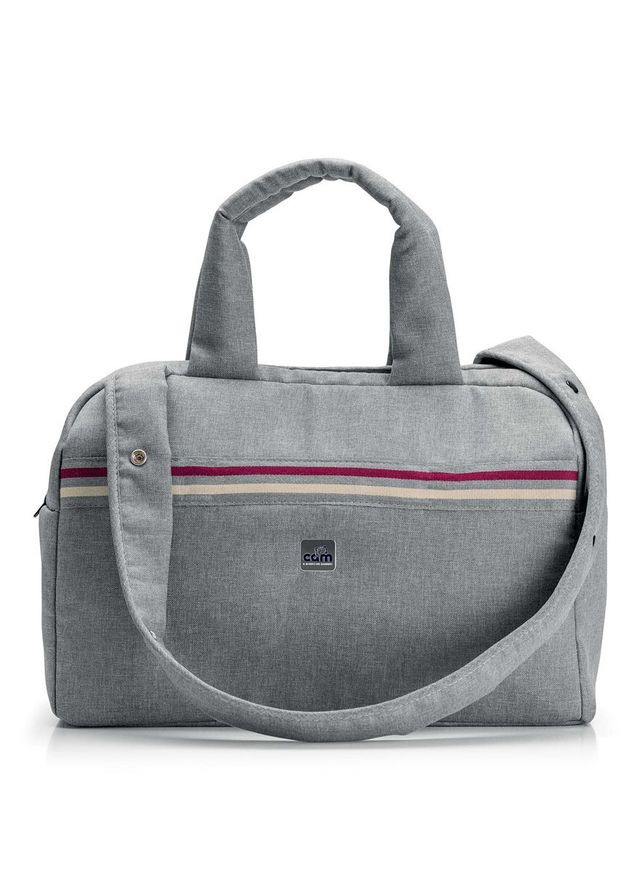 Коляска 2 в 1 TECHNO MILANO, рама чорний карбон, колір сірий зі смужкою (805T/V98/978/553K) CAM (307836325)