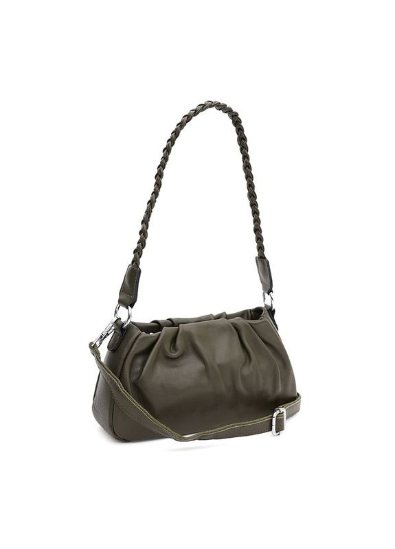 Женская кожаная сумка K15001gr-green Borsa Leather (322189542)