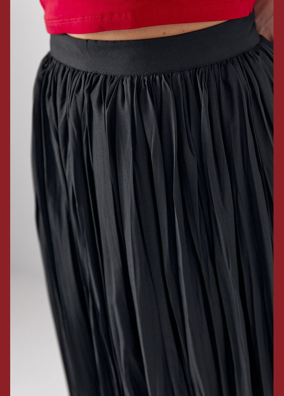 Плісована спідниця максі - бежевий колір Lurex (324392852)