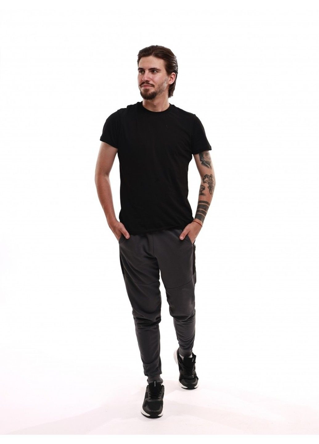 Серые брюки POLAD