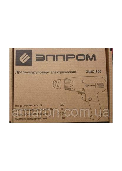 Шуруповерт мережевий ЕШС-800 Елпром (365626524)