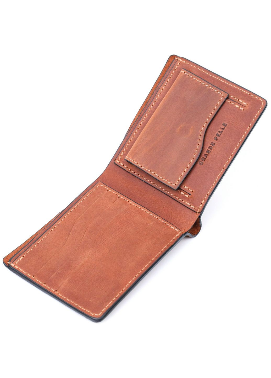 Шкіряний чоловічий гаманець Grande Pelle (279320913)