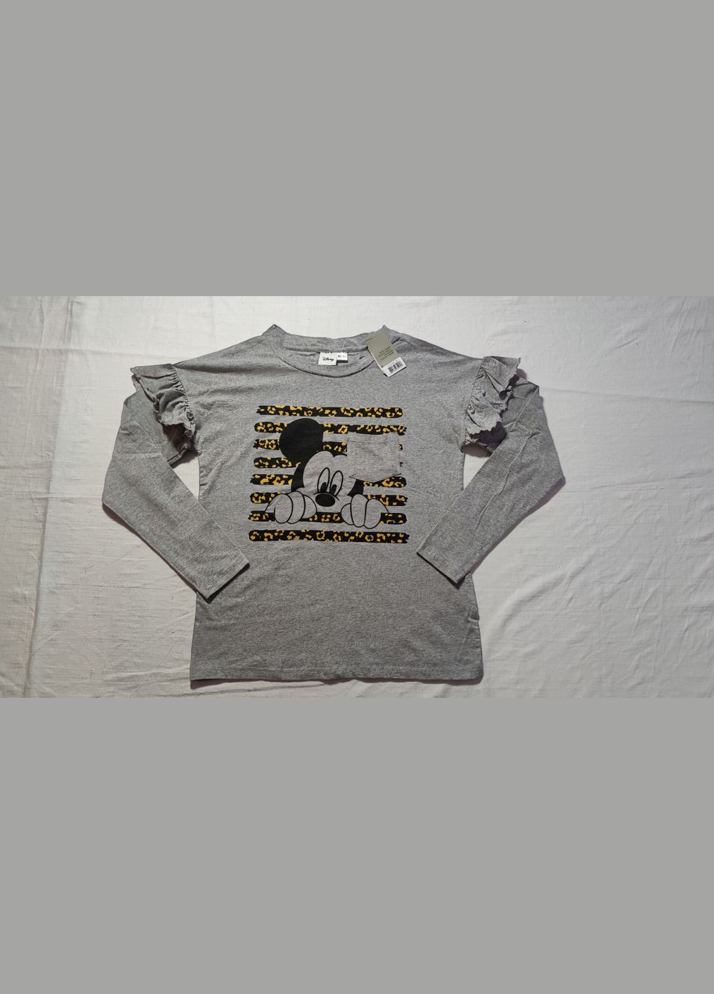 Жіночий лонгслів з малюнком, розмір s(36/38), m(40/42), сірий Disney (303125892)