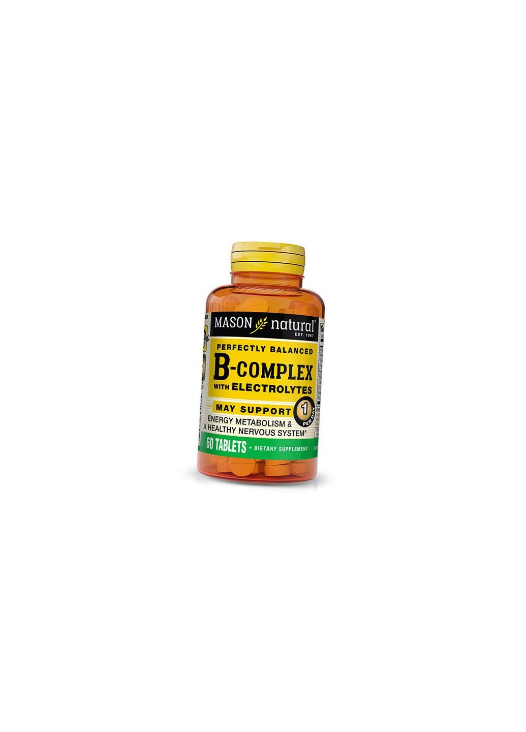 BComplex with Electrolytes 60таб (36529001) Mason Natural (293257210)