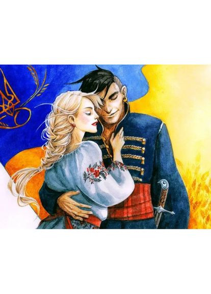 Алмазна мозаїка Українська пара SP116 ColorArt (290192137)