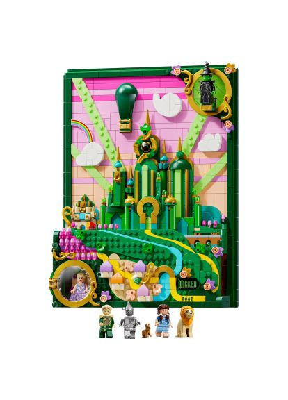 Конструктор (75685) Lego Wicked Емеральд-сіті Настінний декор (366700503)