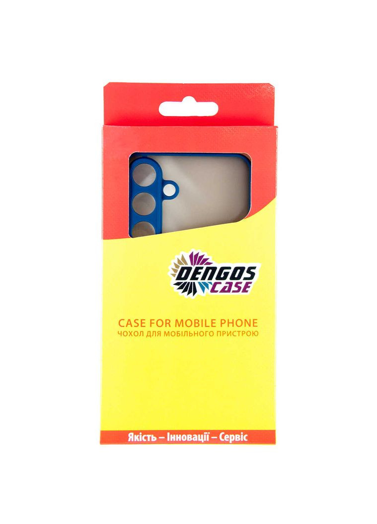 Чехол-накладка Matt для Samsung Galaxy S25+ SM-S936 Blue (DG-TPU-MATT-163) DENGOS (341488388)