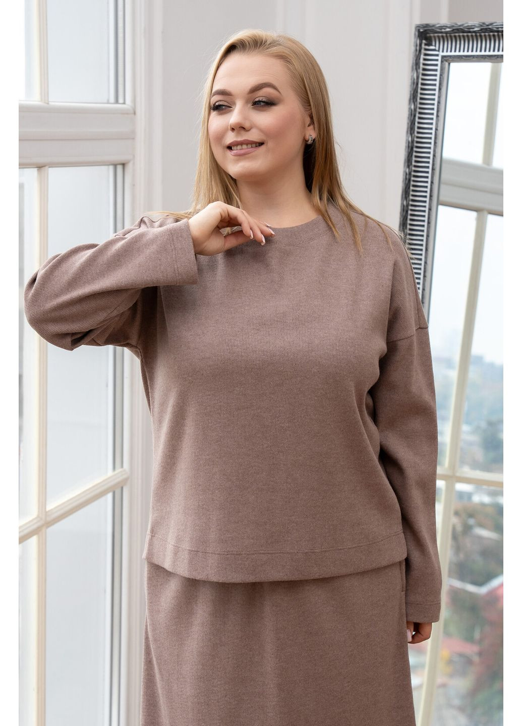 Коричневый свитшот ри мары кирстон св 0325 RiMari (366569151)