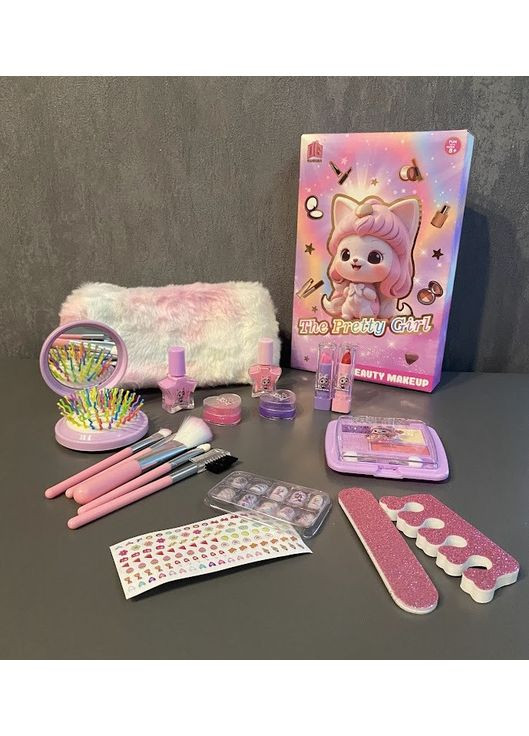 Набор детской косметики 17 предметов в сумочке. No Brand (362700359)