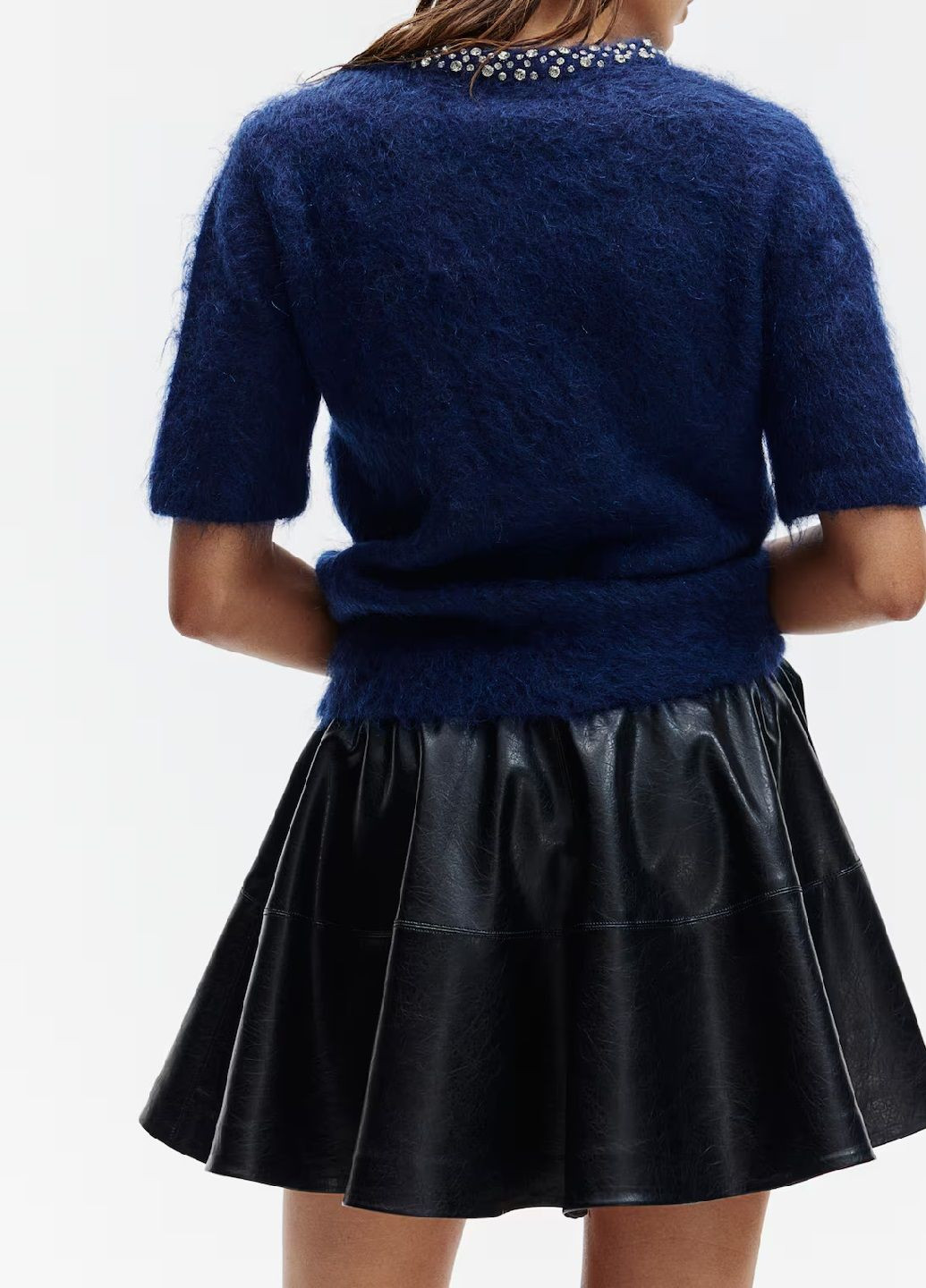 Темно-синий демисезонный свитер H&M