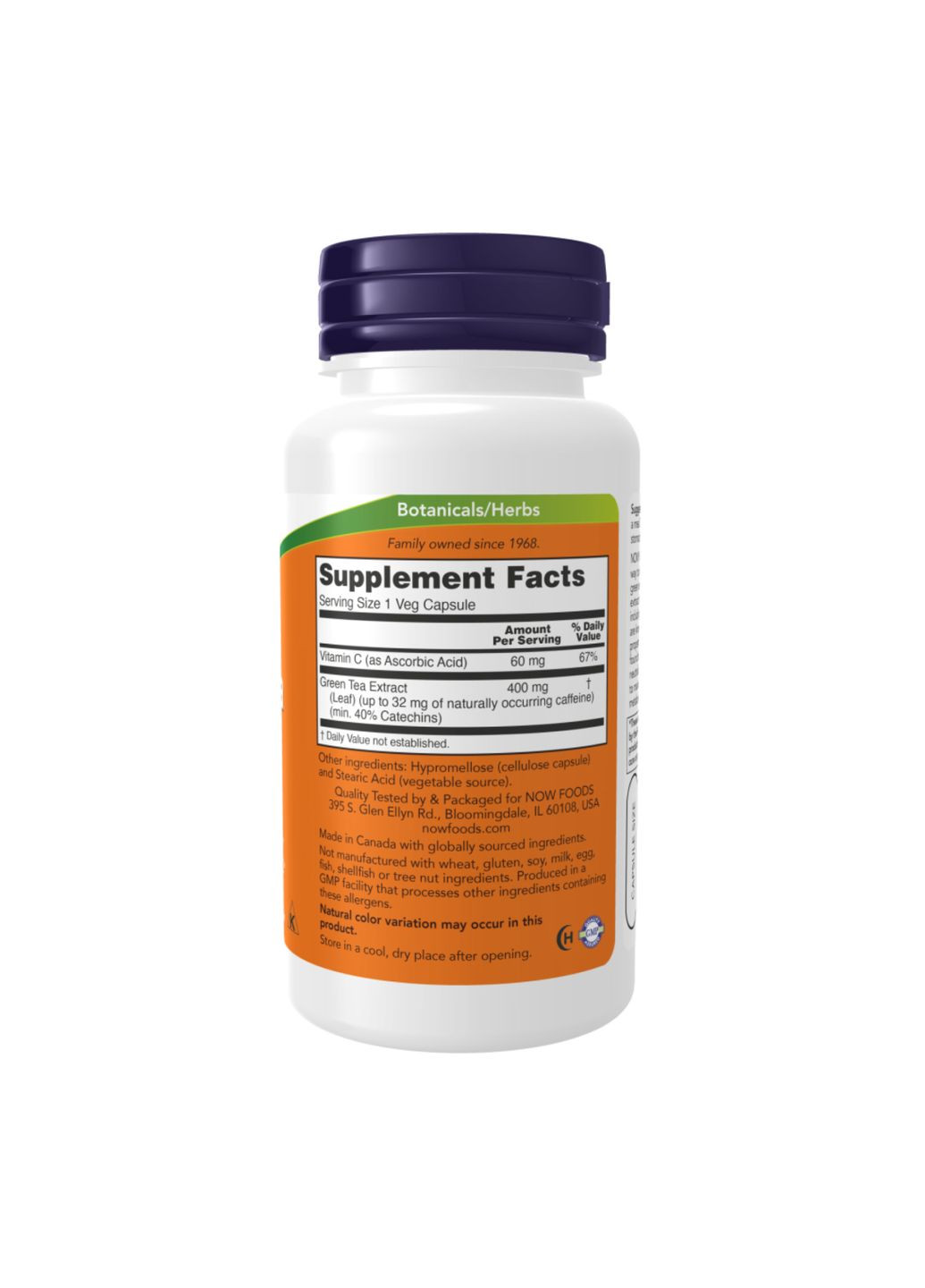 Екстракт зеленого чаю 400мг NOW 250 капсул антиоксидант для схуднення та захисту клітин очищення організму Now Foods (368981497)