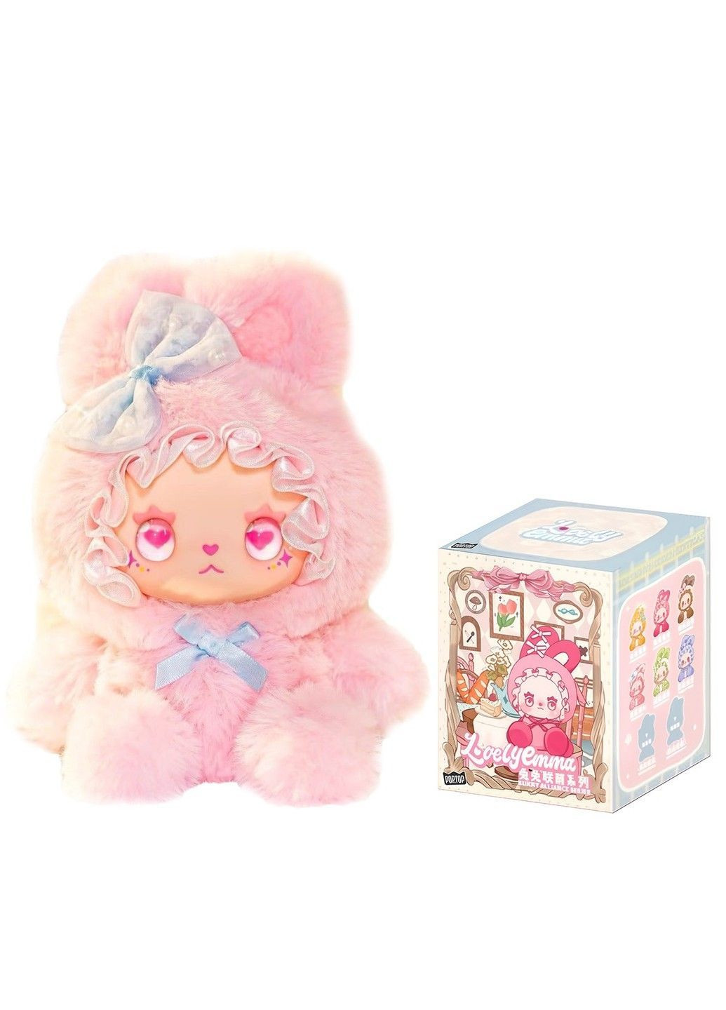 Колекційна м'яка іграшка з кільцем Lucky Emma - Зайченята POP TOP (362475357)