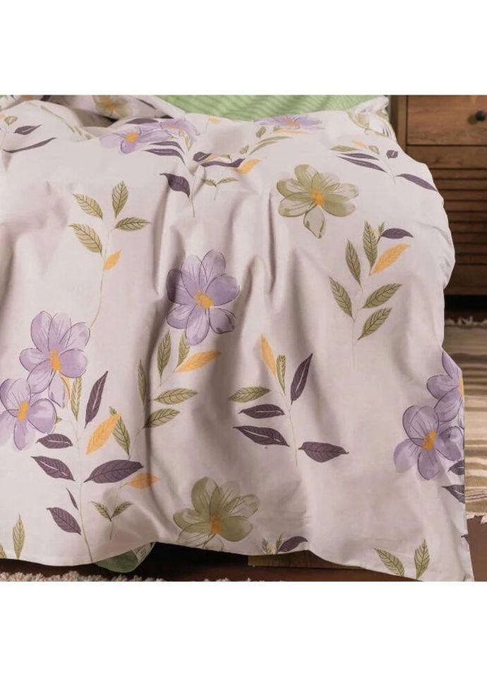 Постільна білизна євро Ранфорс 23225-E 220х200 см Viluta (336328571)