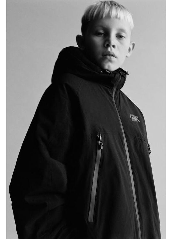 Черная подростковая демисезонная куртка 5992/772 140 см черный Zara