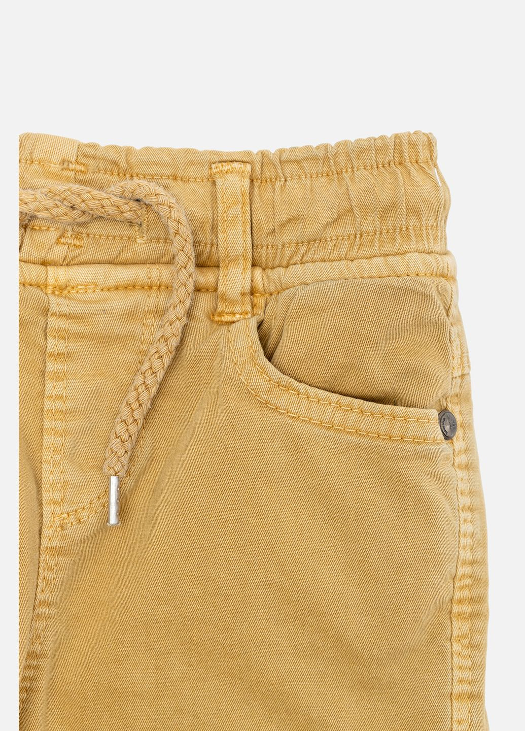 Горчичные зимние брюки Sercino