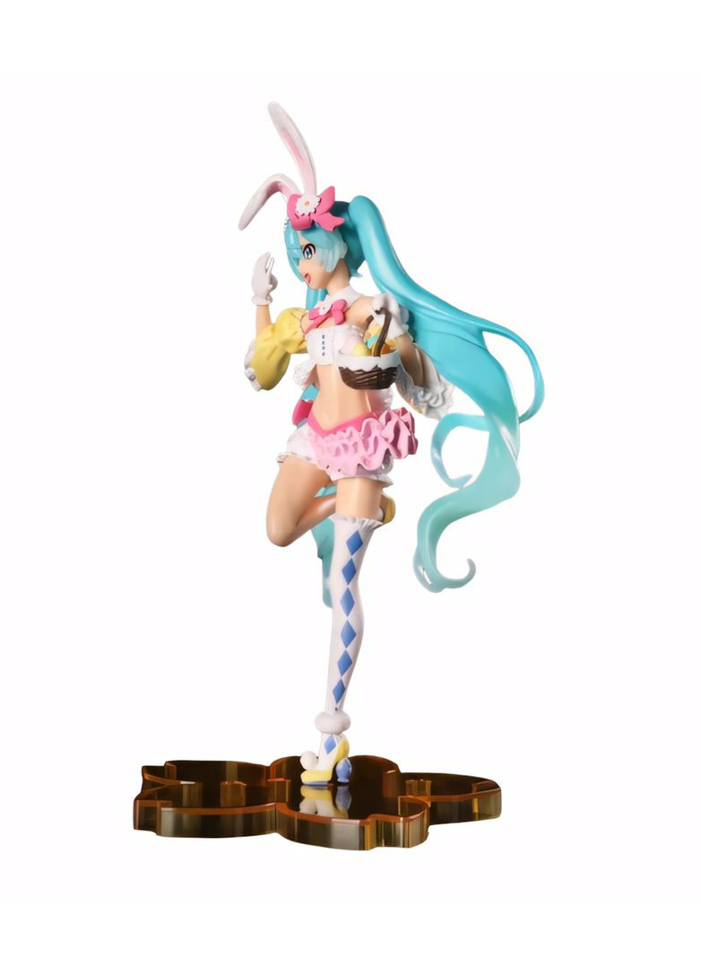 Аніме фігурка Hatsune Miku Хацуне Міку з вушками та великоднім кошиком 23см No Brand (341324913)