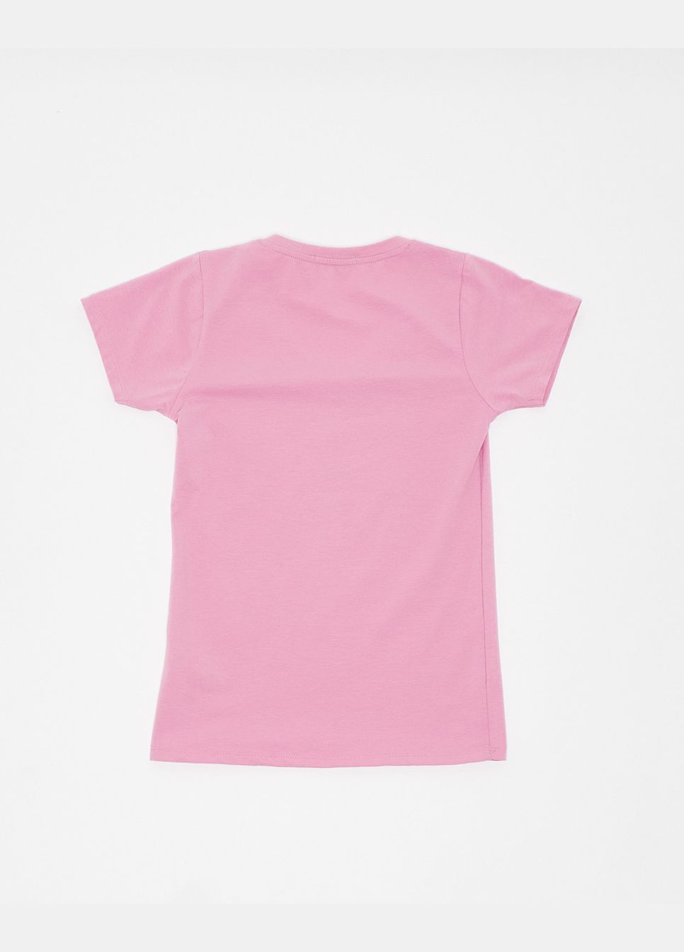 Розовая футболка basic,розовый, Pink Woman