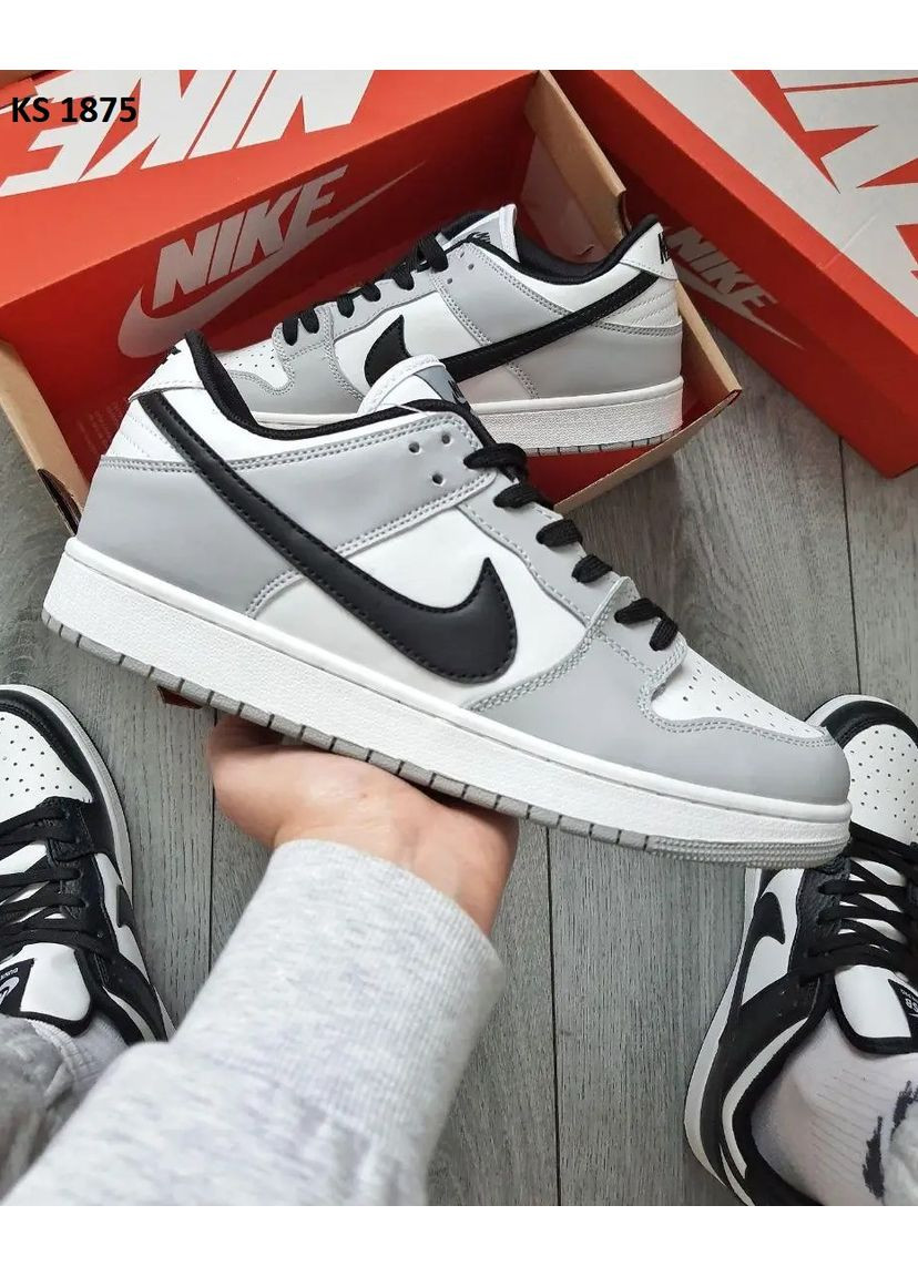 Сірі Осінні кросівки чоловічі nike dunk low sb gray найк сб данк No Brand