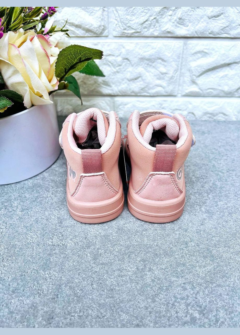 Бежевые нежные хайтопы для девочки Apawwa