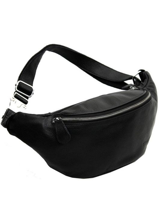 Стильна шкіряна сумка на пояс, чорна, Tiding 3036 No Brand (298853978)
