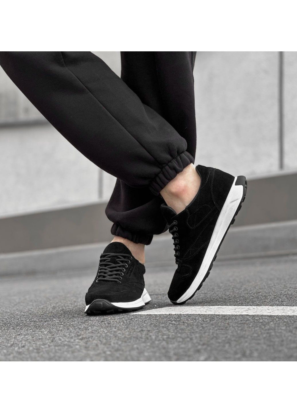 Черные демисезонные кроссовки мужские Podkradylin