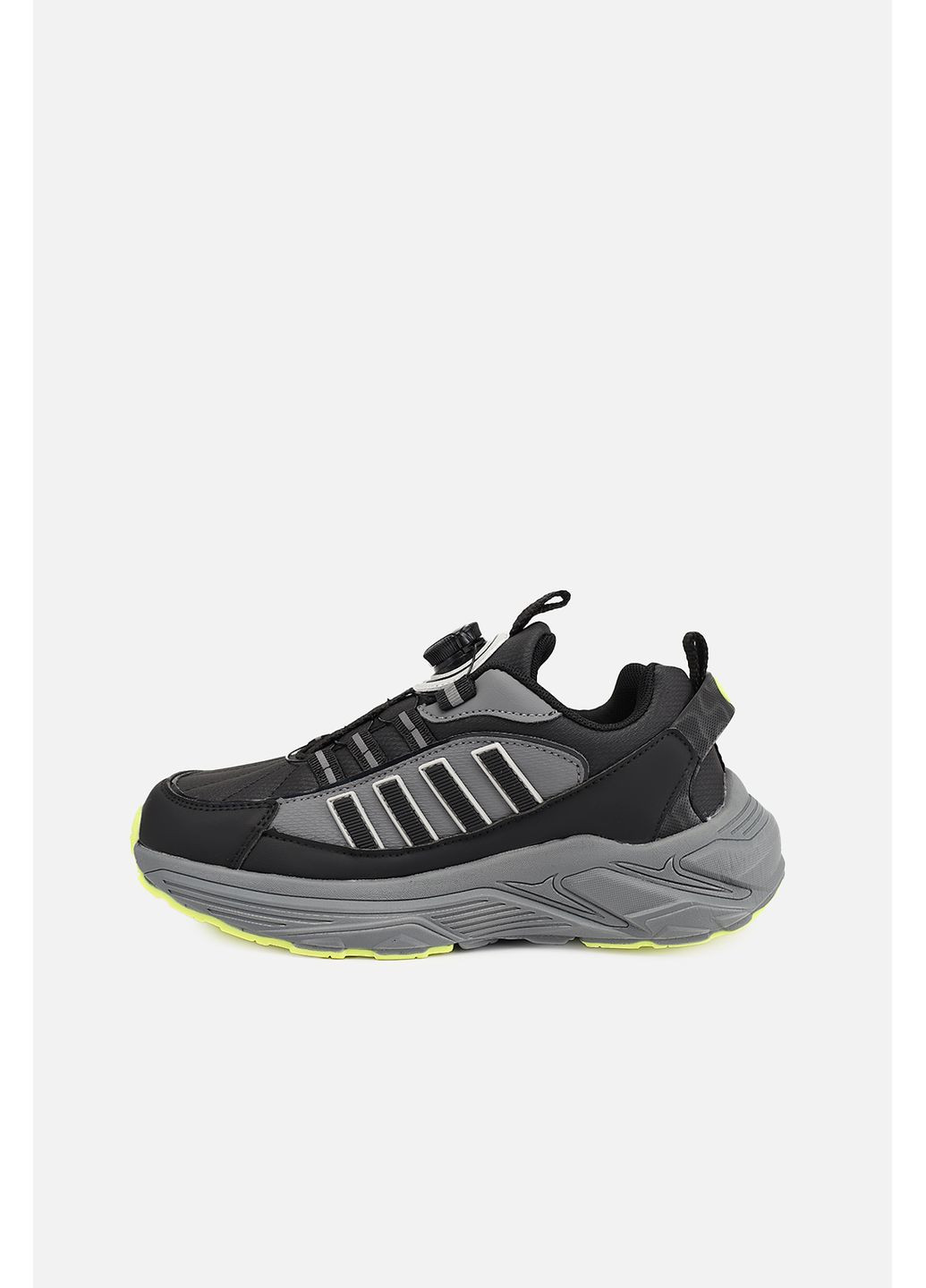 Черные демисезонные кроссовки для мальчика цвет черный cb-00281825 Kimboo