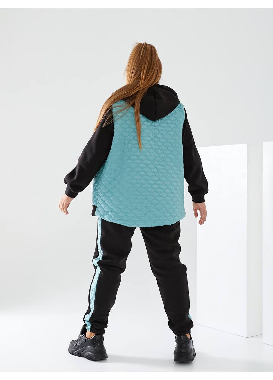 Женский теплый спортивный костюм цвет светло серый New Trend (304972815)