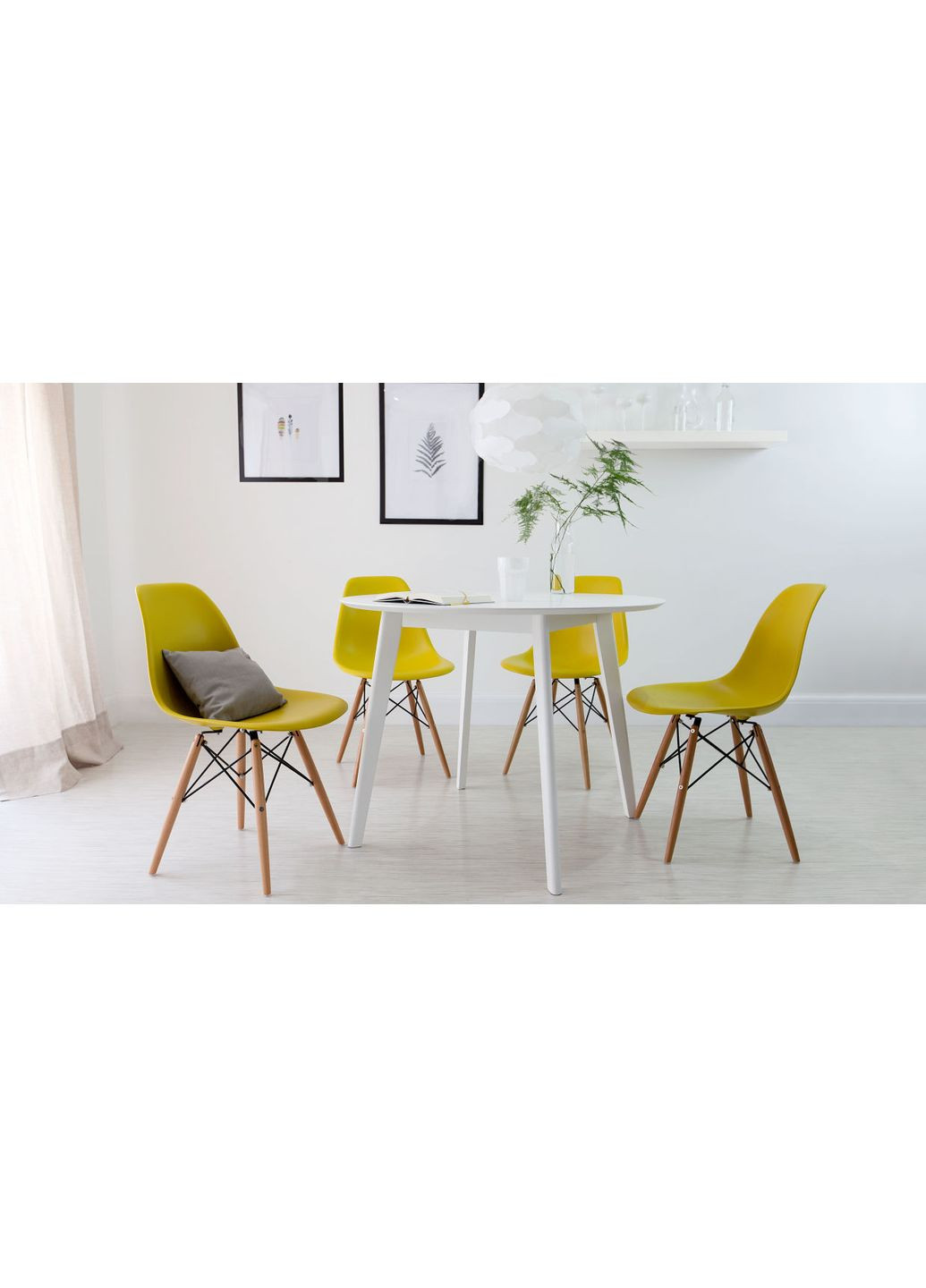 Стілець Eliot Жовтий (ELIOTYE) Intarsio (372178937)