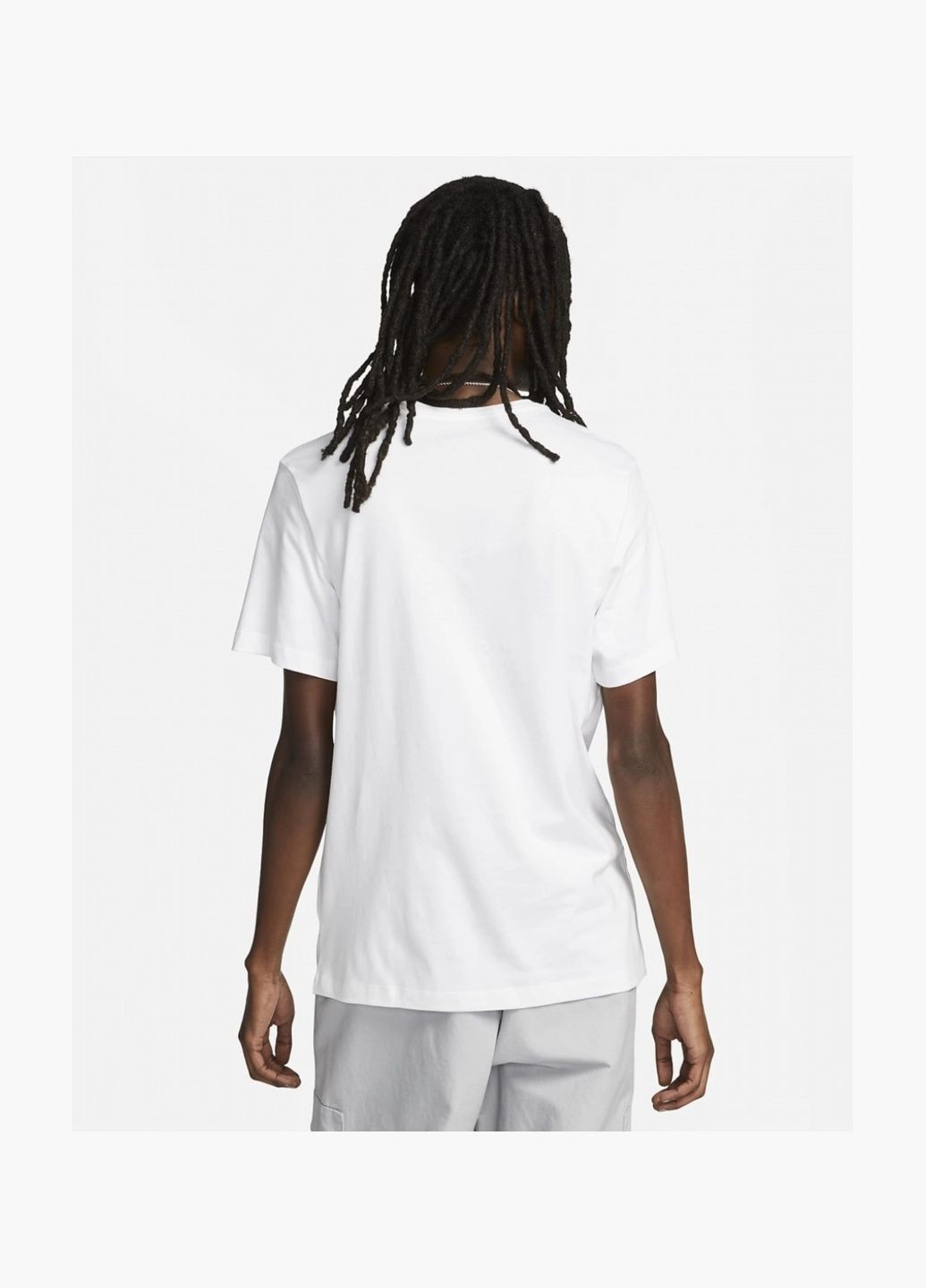 Біла футболка чоловіча stack logo t-shirt white dz2875-100 Nike