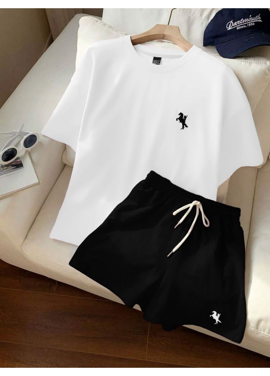 Женский летний комплект из футболки и шорт. Україна (351386226)