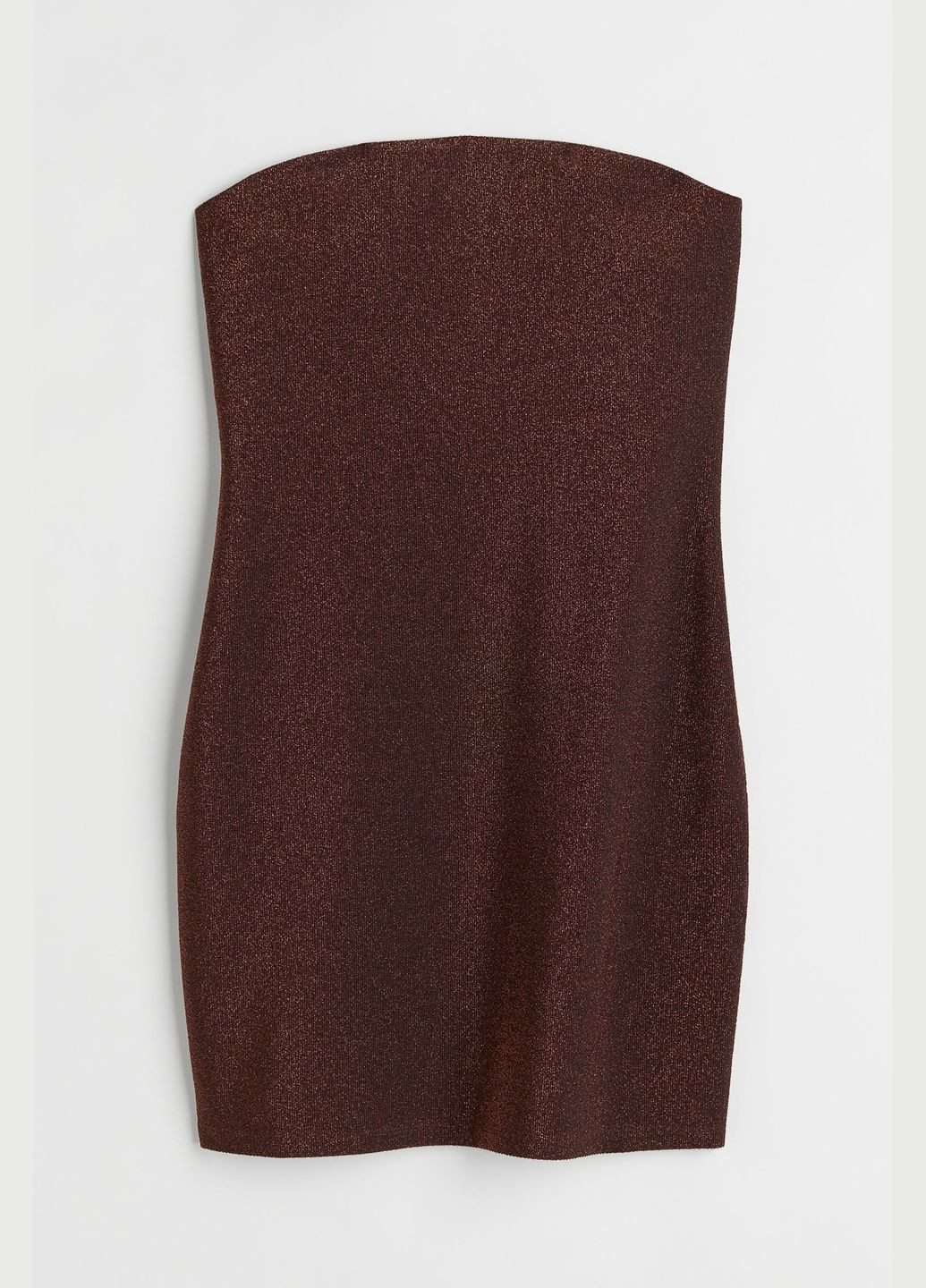 Темно-коричнева кежуал плаття, сукня H&M однотонна