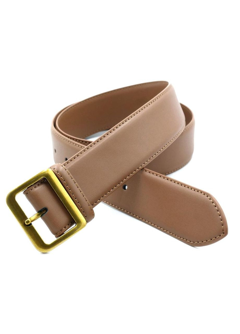 Жіночий шкіряний ремінь 3,8 х 110 см Коричневий Weatro (302316970)