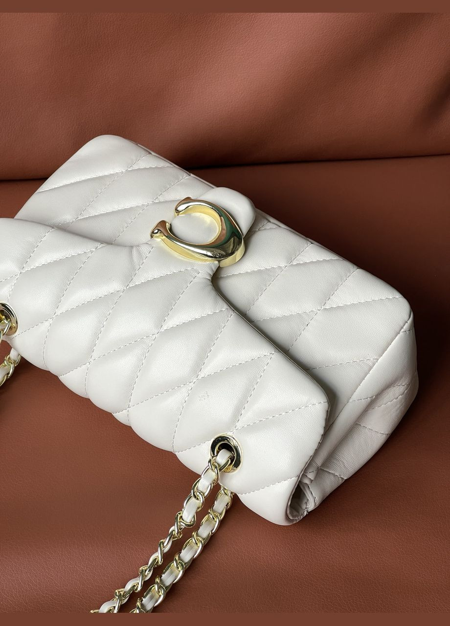 Жіноча сумка клатч молочний на плече No Brand (322464631)