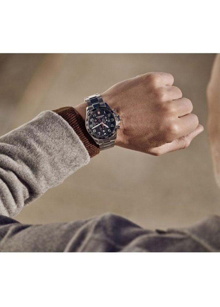 Мужские часы Swiss Army FIELDFORCE Chrono V241855 Victorinox (316617587)