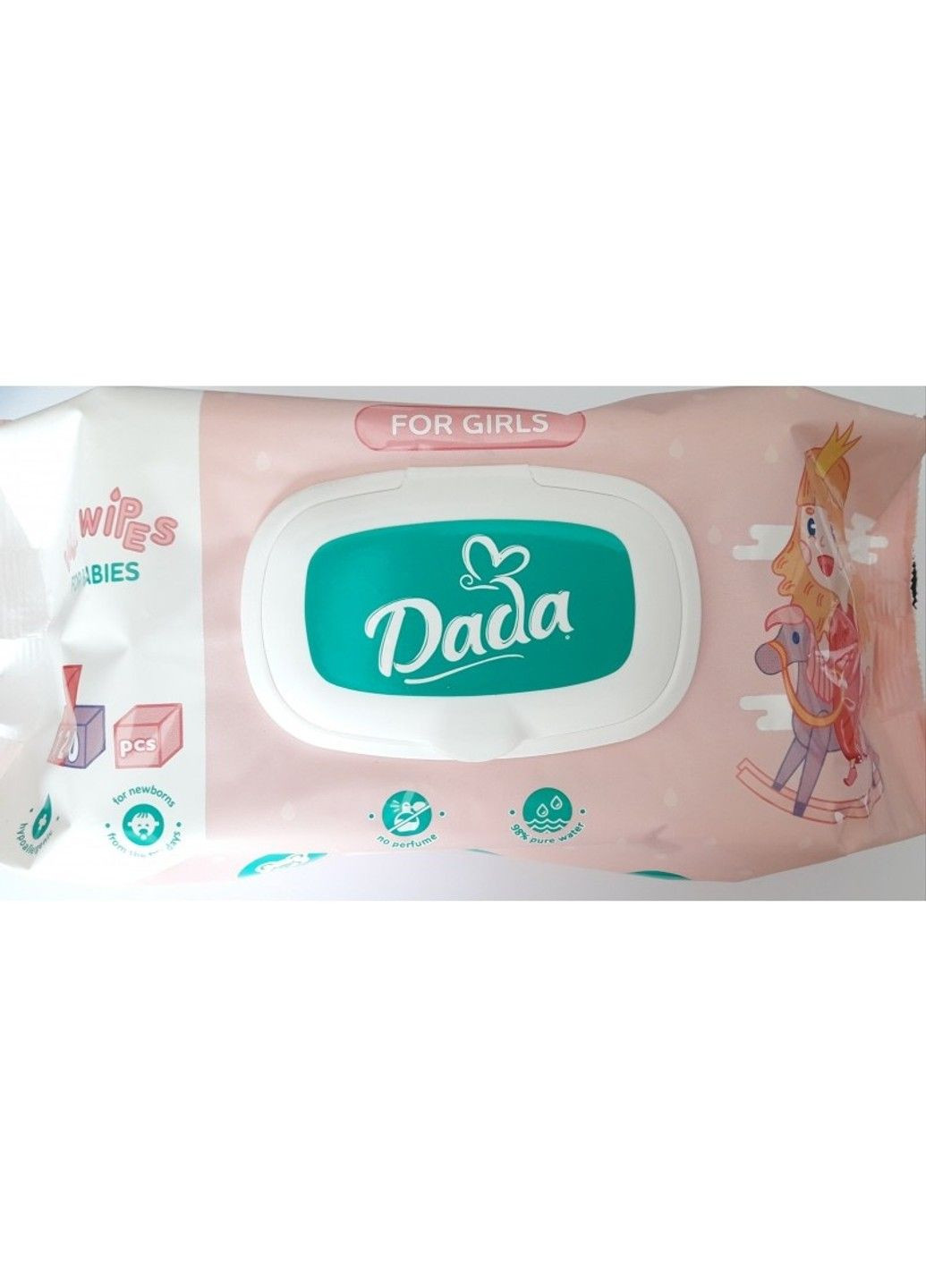 Влажные салфетки для детей For Girls 120 шт Dada (294091383)