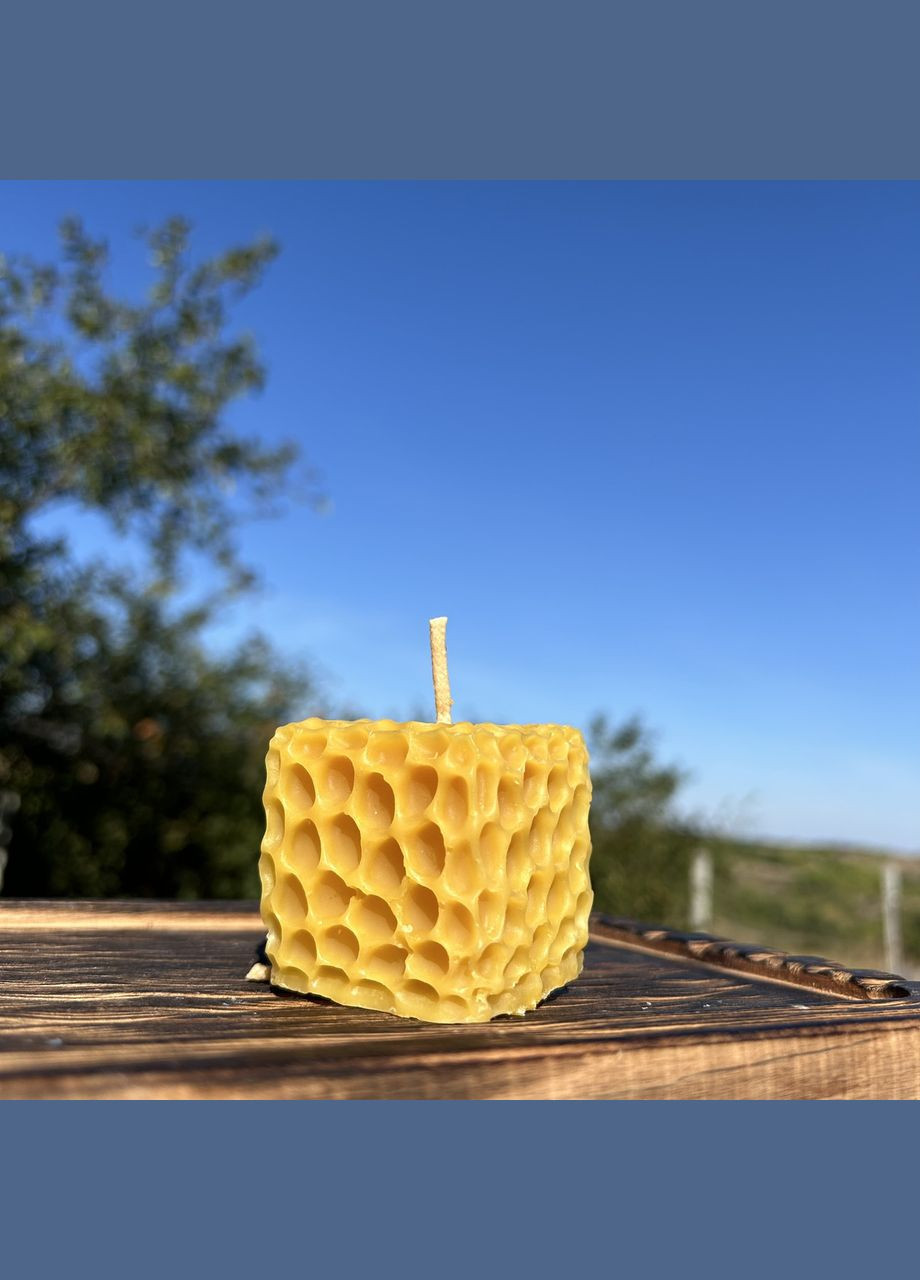 Свічка воскова фігурна кубик МЕД ПОШТОЮ (322149019)