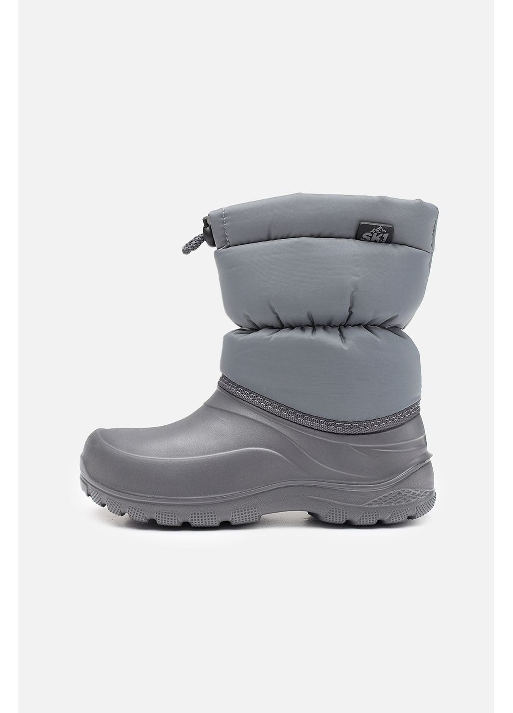 Графитовые зимние дутики для мальчика цвет графитовый цб-00282714 Gipanis