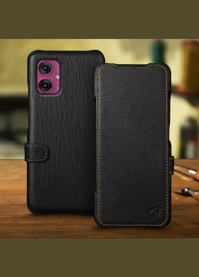 Чехол книжка Premium для Motorola Moto G55 Чёрный (78317) Stenk (316651275)
