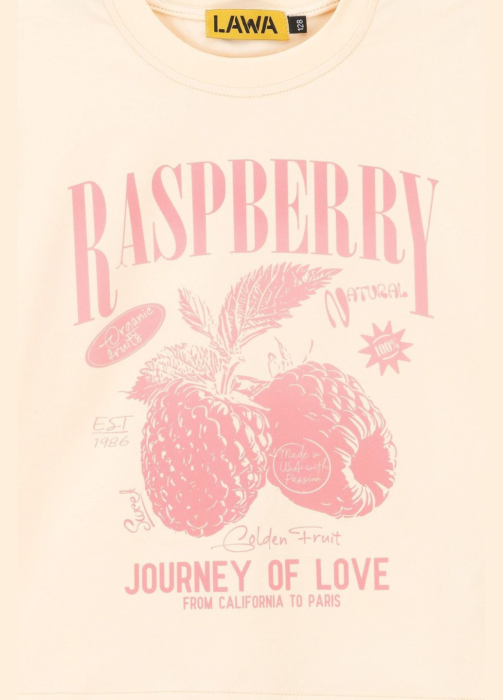 Лонгслів з принтом для дівчинки P-GB02315 140 см shop (2000991055308) LAWA (329822932)