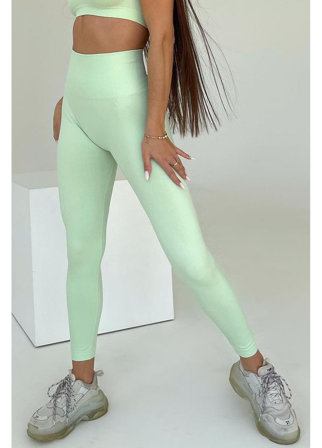 Легінси непрозорі з широким поясом Leggings Energy Giulia (365858854)