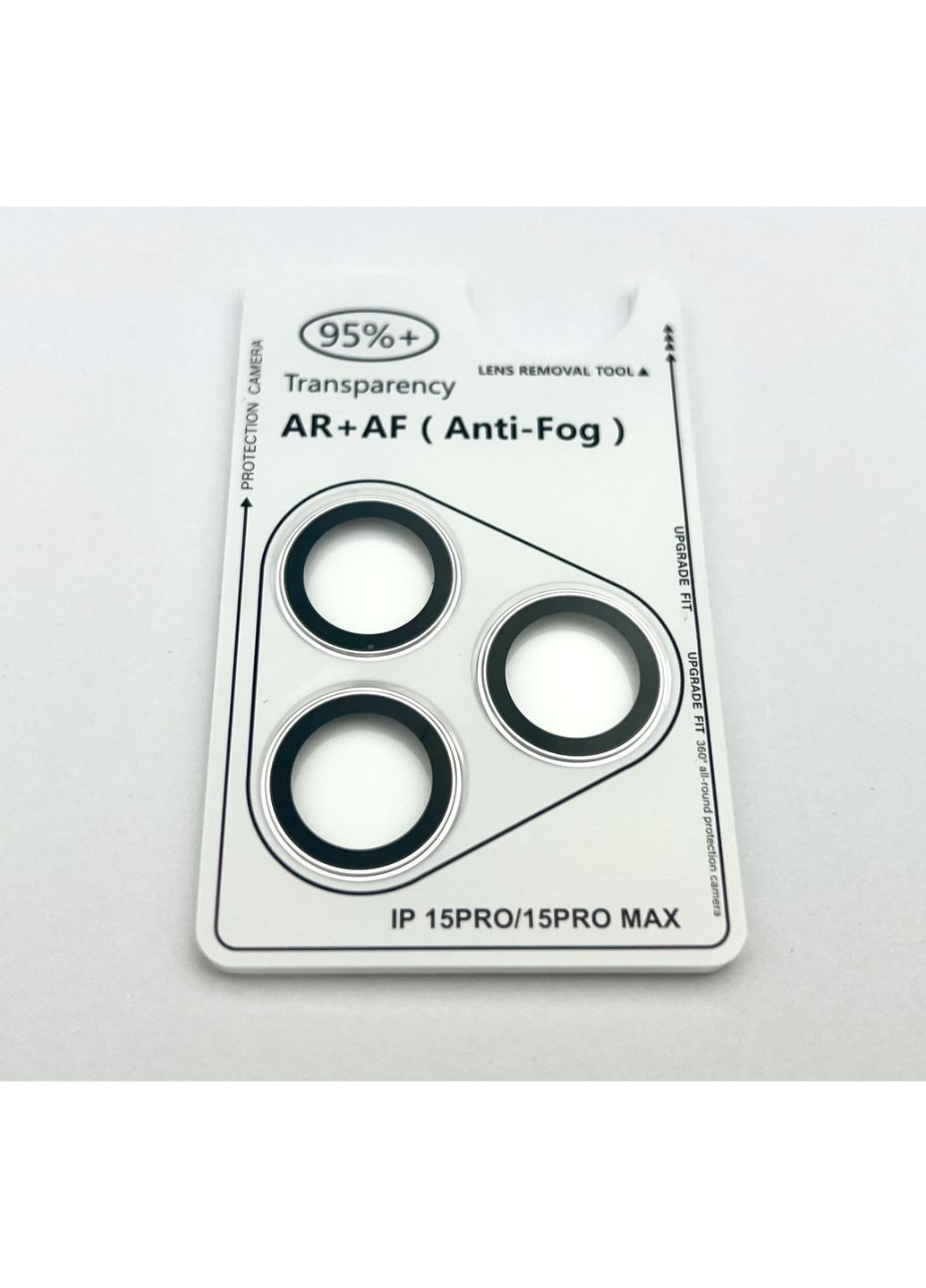 Линзы на камеру для 15 PRO MAX защитное стекло AR+AF айфон комплект 3 шт camera lens Silver No Brand (369137308)