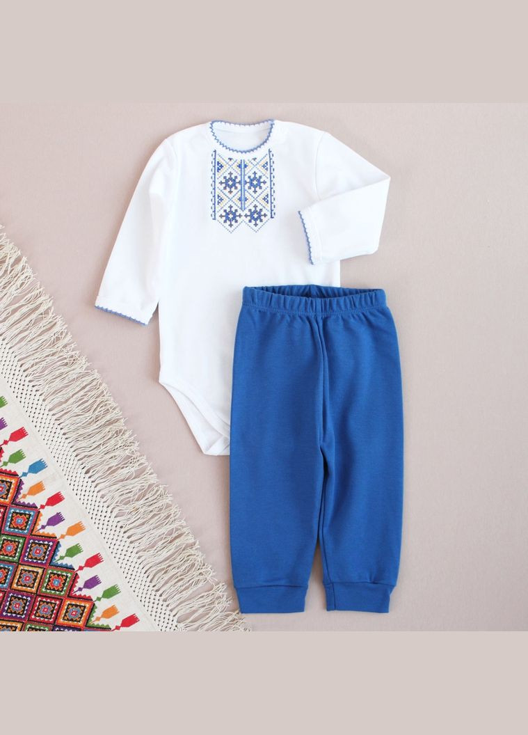 Комплект вишиванка для новонародженого хлопчика хлопчику Ladan (301026362)