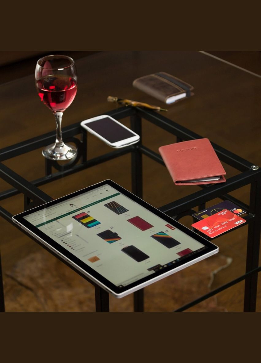 Червона шкіряна обкладинка для документів 2201 RED Visconti (303829839)