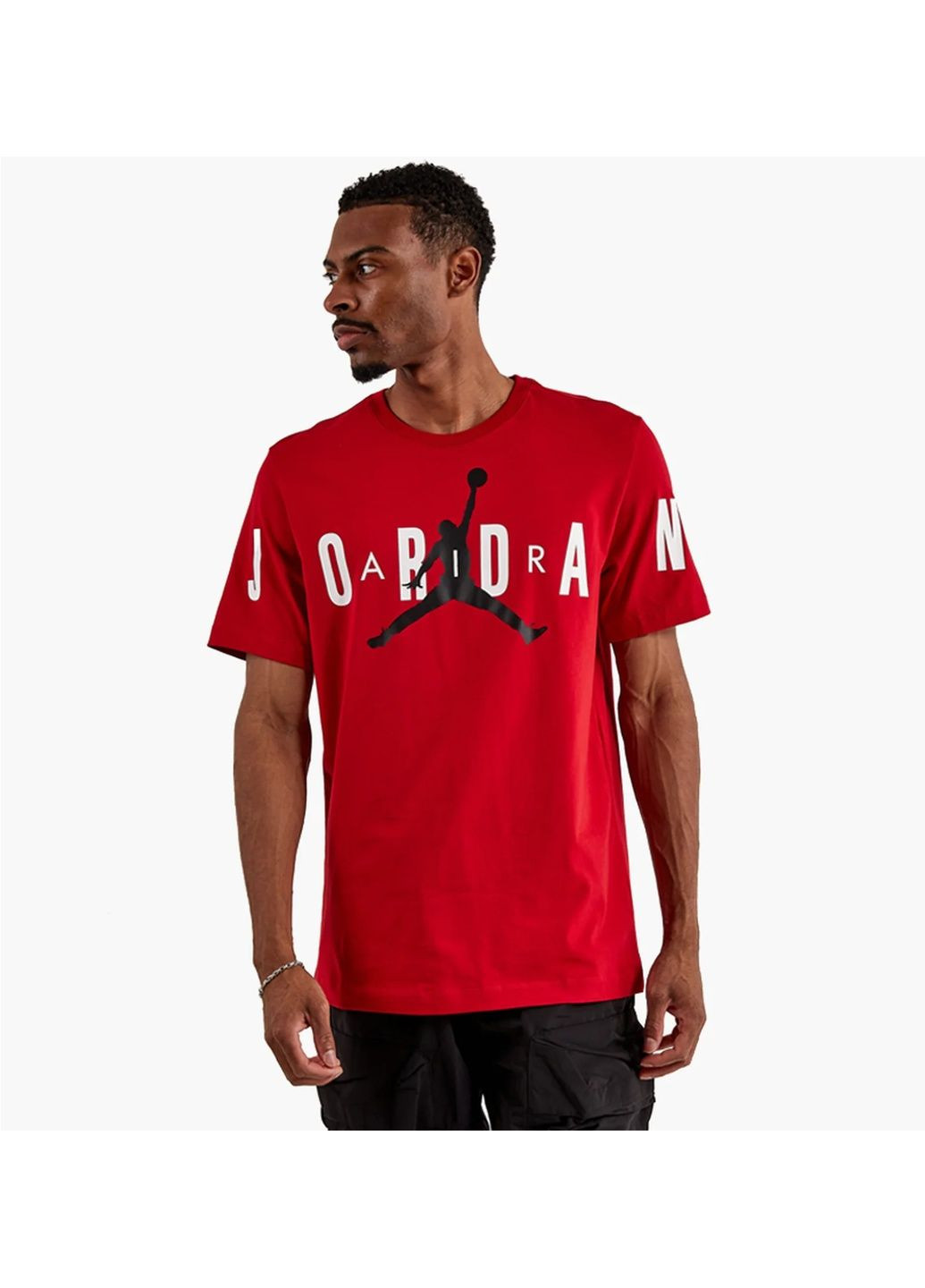 Красная футболка мужская air stretch tee red Air Jordan