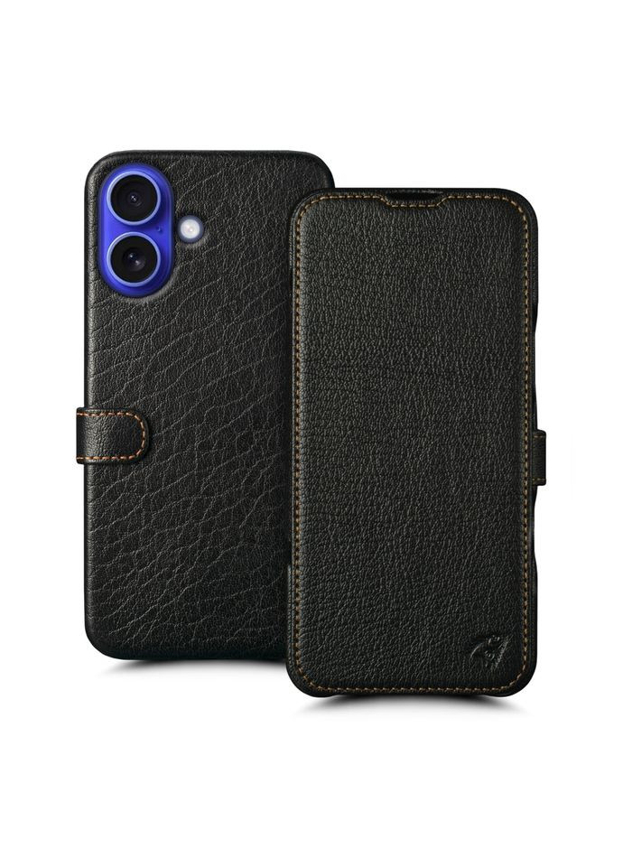 Чохол книжка Premium для Apple iPhone 16 Чорний (77919) Stenk (311667433)