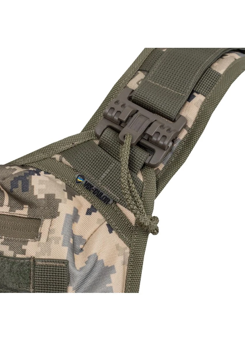 Плитоноска тактична з підсумками MOLLE MM-14 (піксель ЗСУ) Vik-Tailor (315880251)