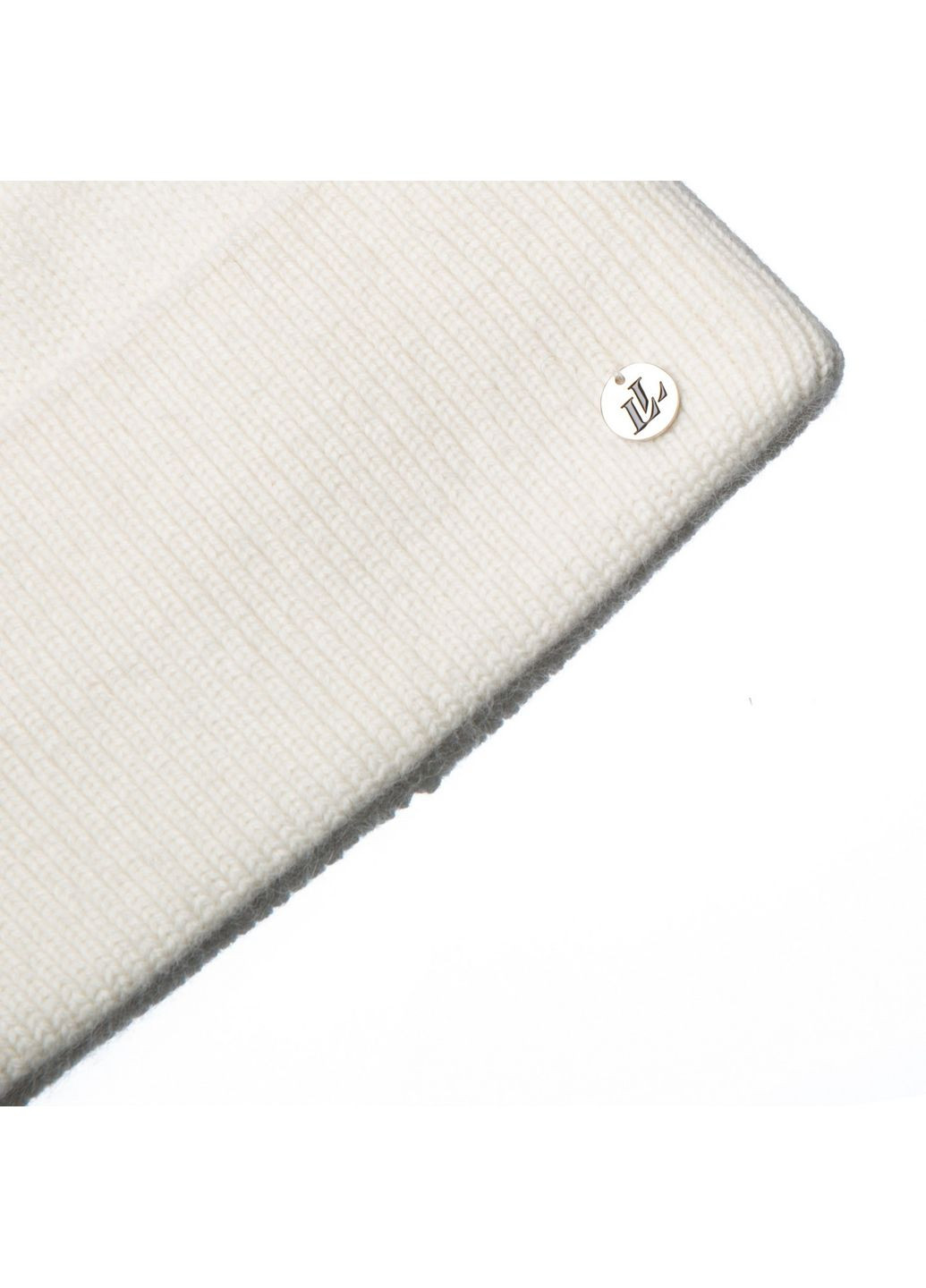 Шапка біні жіноча ангора молочна ISABELLA LuckyLOOK 658-722 (322790395)