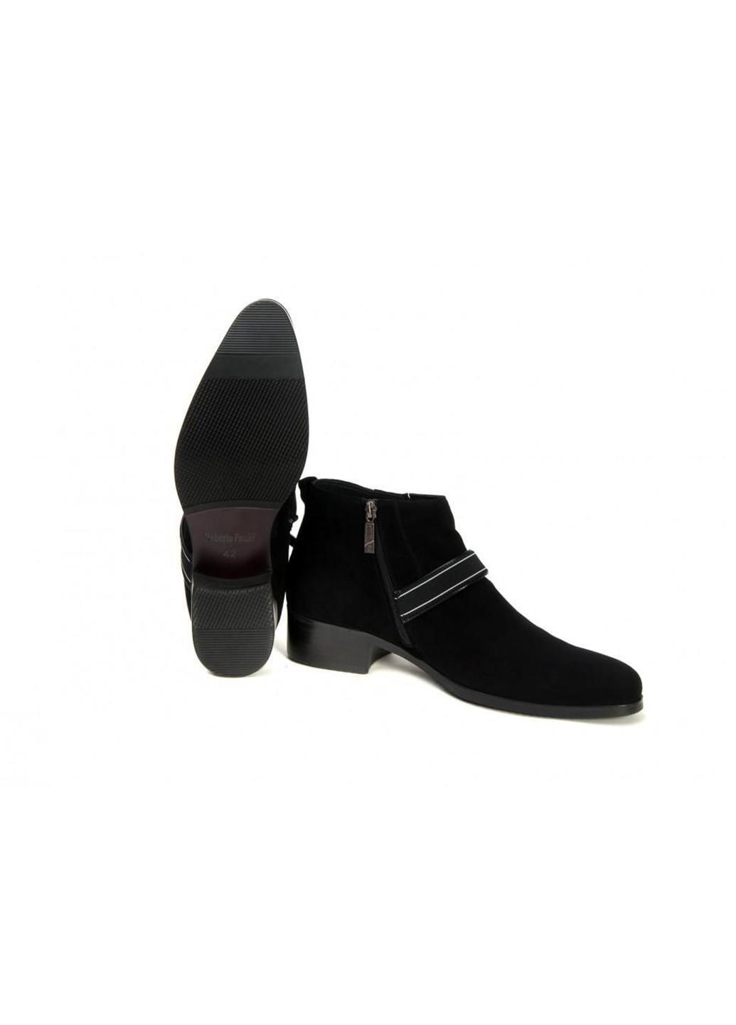 Чорні Зимовий черевики 7114625 колір чорний Roberto Paulo